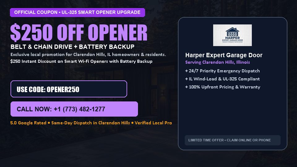 Harper Expert Garage Door $250 OFF Premium LiftMaster Opener Installation